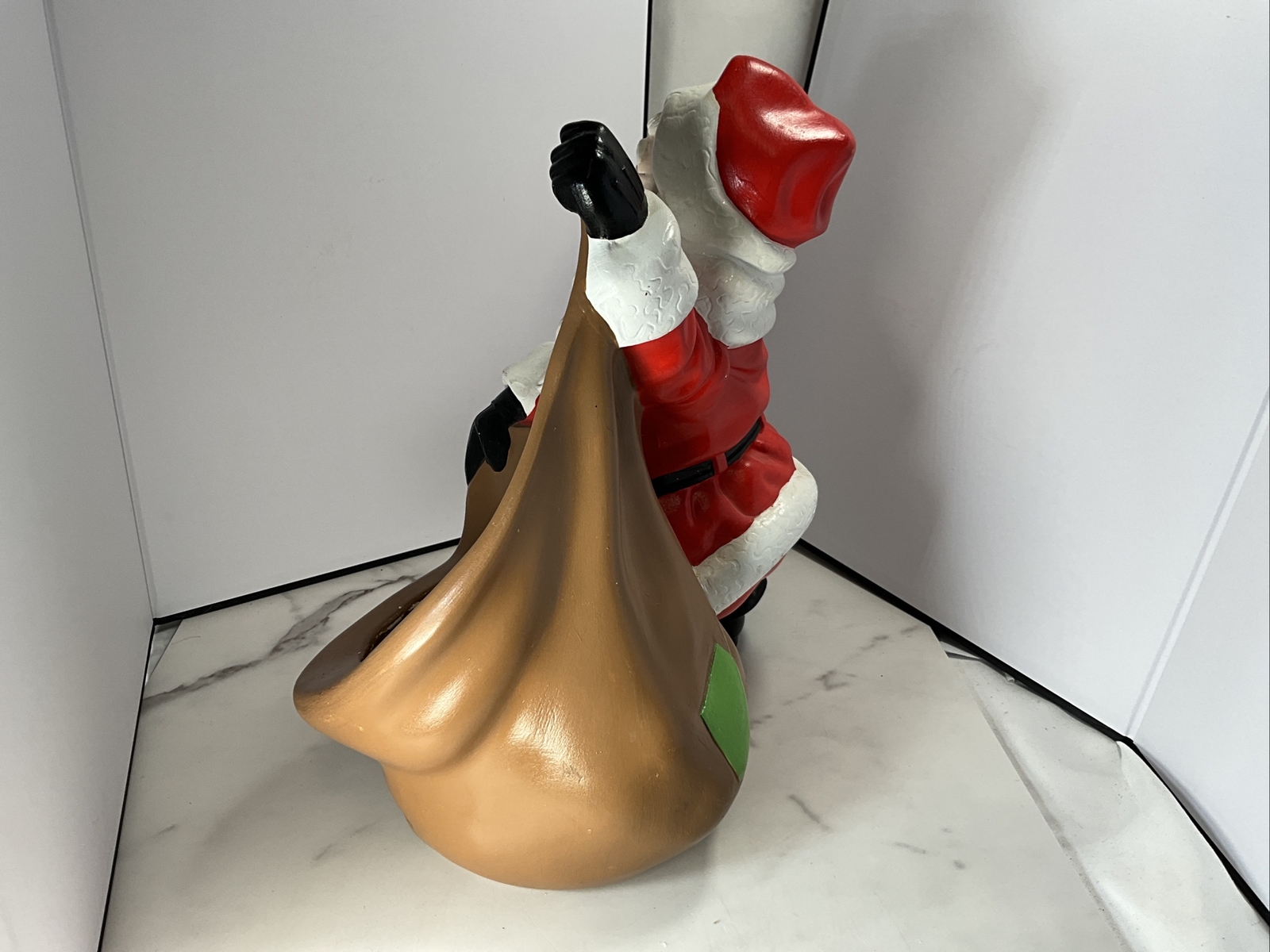 Vintage 1970 Byron Ceramic Santa Planter