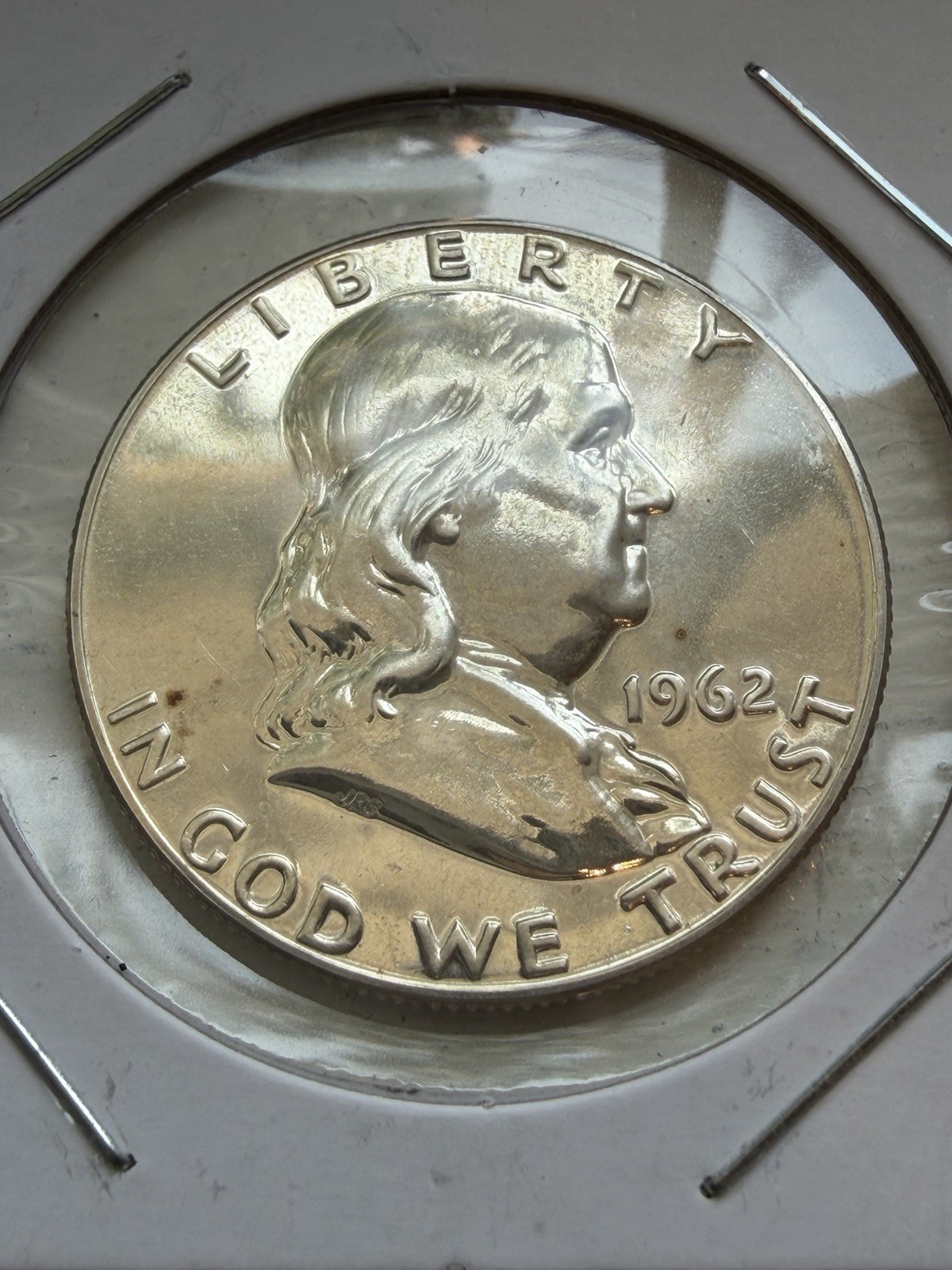 1962 Franklin Half Dollar 90% Silver Proof Coin