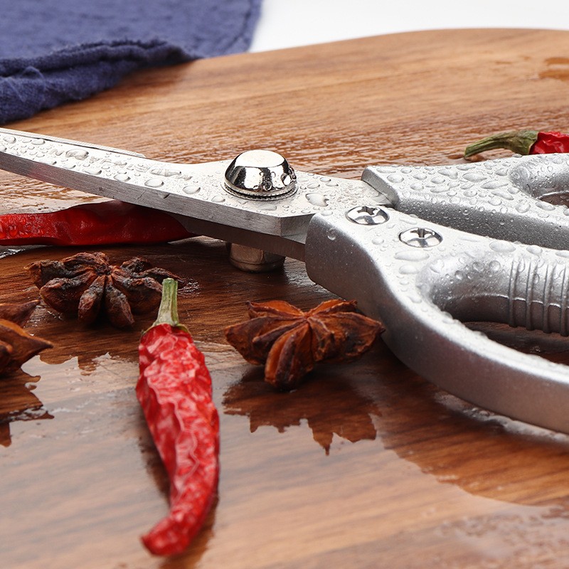 2Pcs SK5 Kitchen Scissors Chef Shears Fish Chicken Bone Beer Bottle Cap Opener