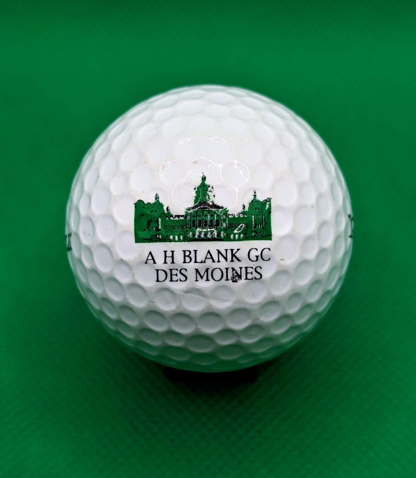 A.H. Blank Golf Course logo golf ball (Des Moines, Iowa)
