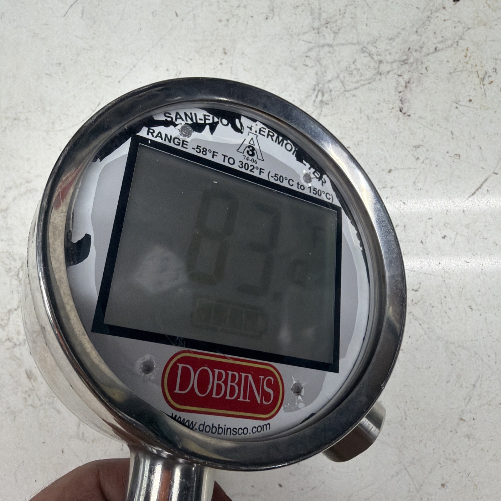 DOBBINS DT-15U-BT-DF -58F to 302F Thermometer **READ**