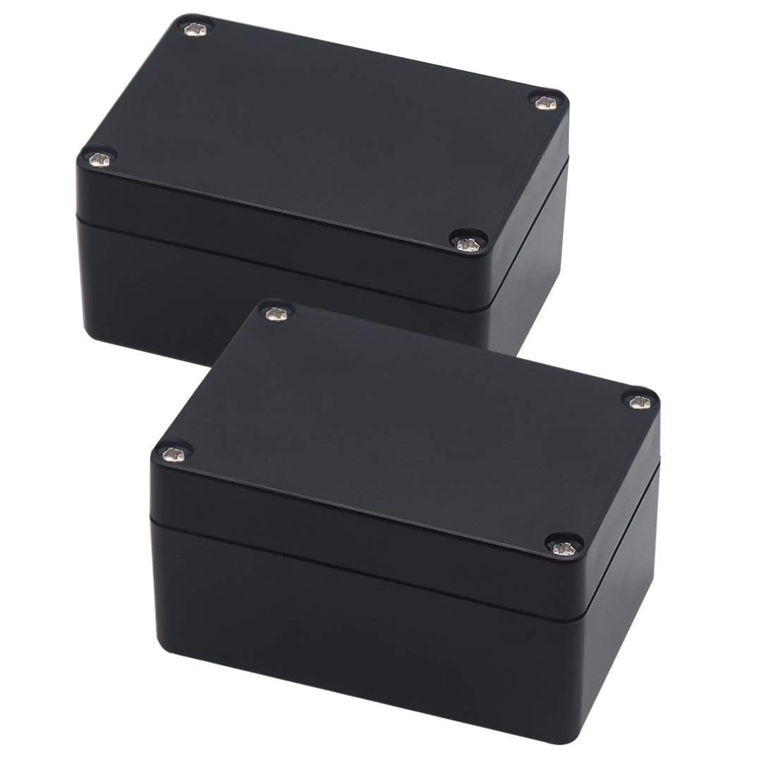 Junction Box, Zulkit Project Box IP65 3.94" x 2.68" x 1.97"(Pack of 2), Black