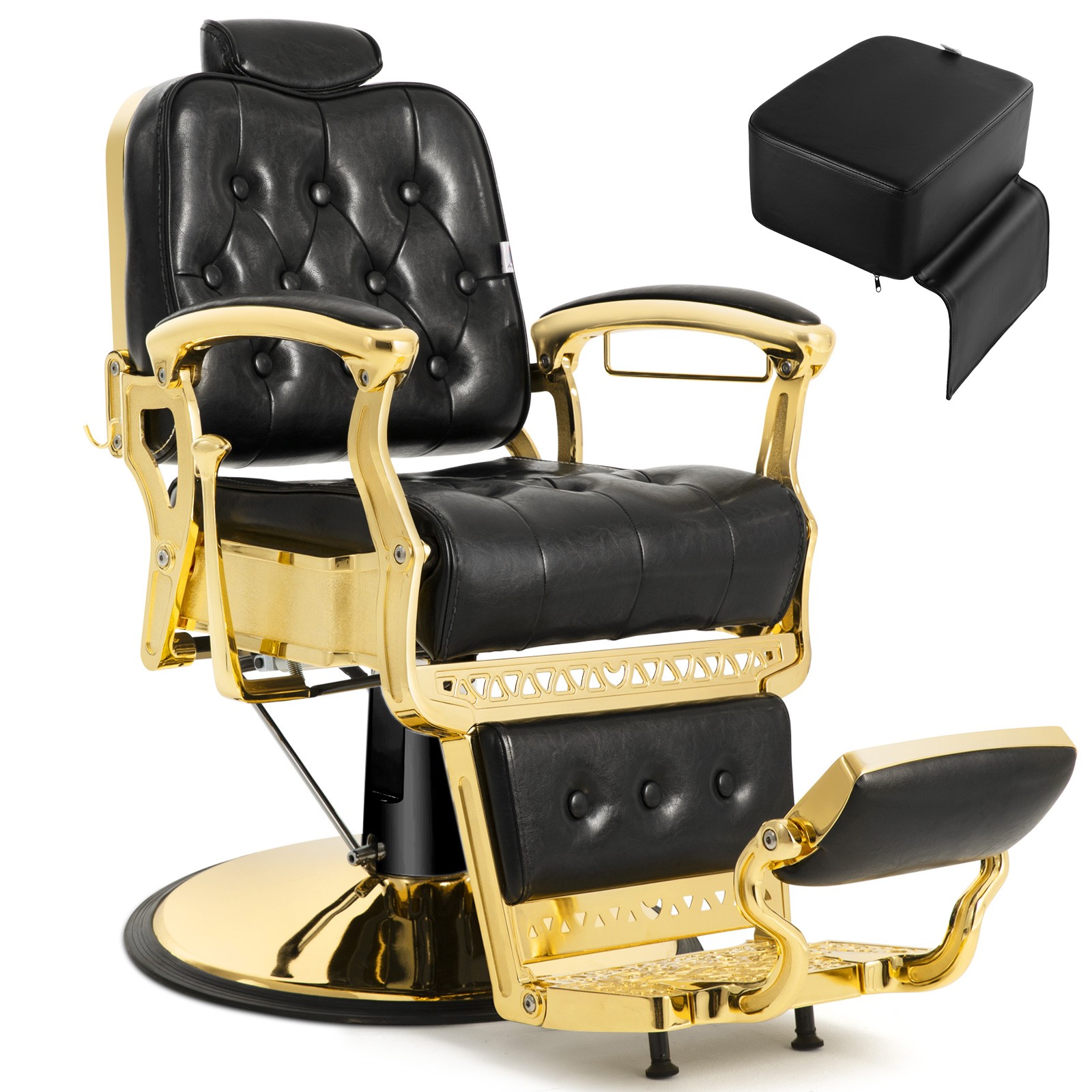 All Purpose Heavy Duty Hydraulic Barber Chair Salon Beauty w/Kids Booster Seat