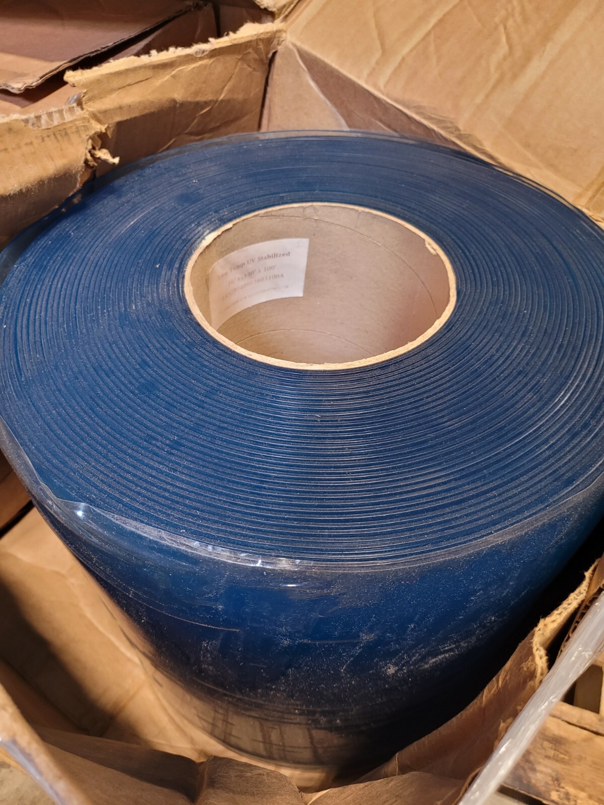 Low Temp UV Stabilized Refrigerated Freezer PVC Curtain 16in .140 100ft Roll