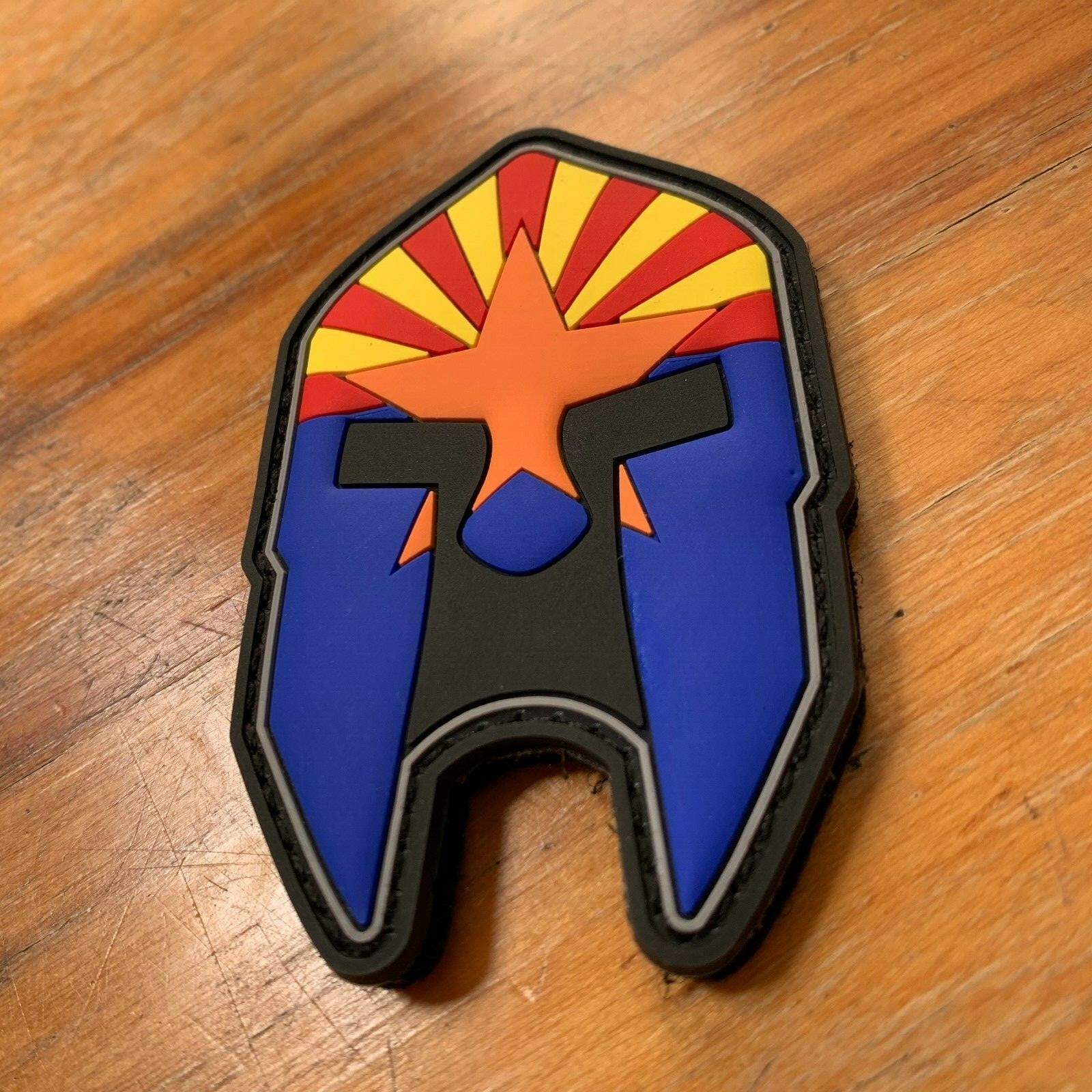 Arizona State Flag Spartan PVC Patch