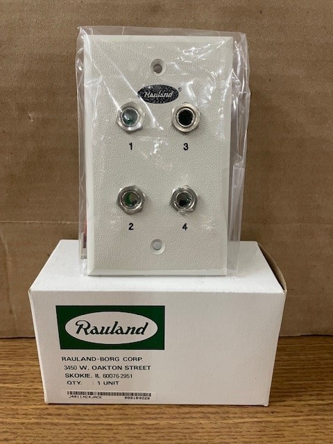 NC4JACK RAULAND-BORG RESPONDER IV 4 AUX ALARM INPUT STATION