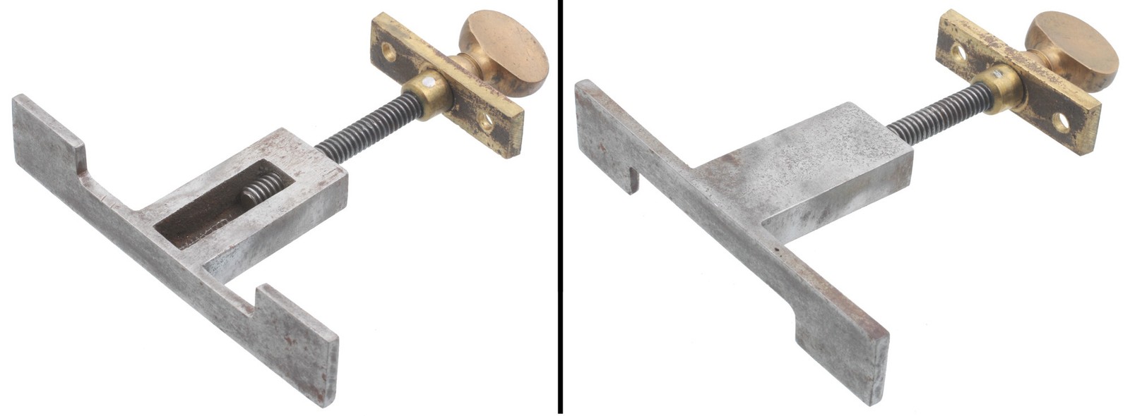 Orig. Depth Stop for H.L. James Plow Plane - Orig. Screws - mjdtoolparts