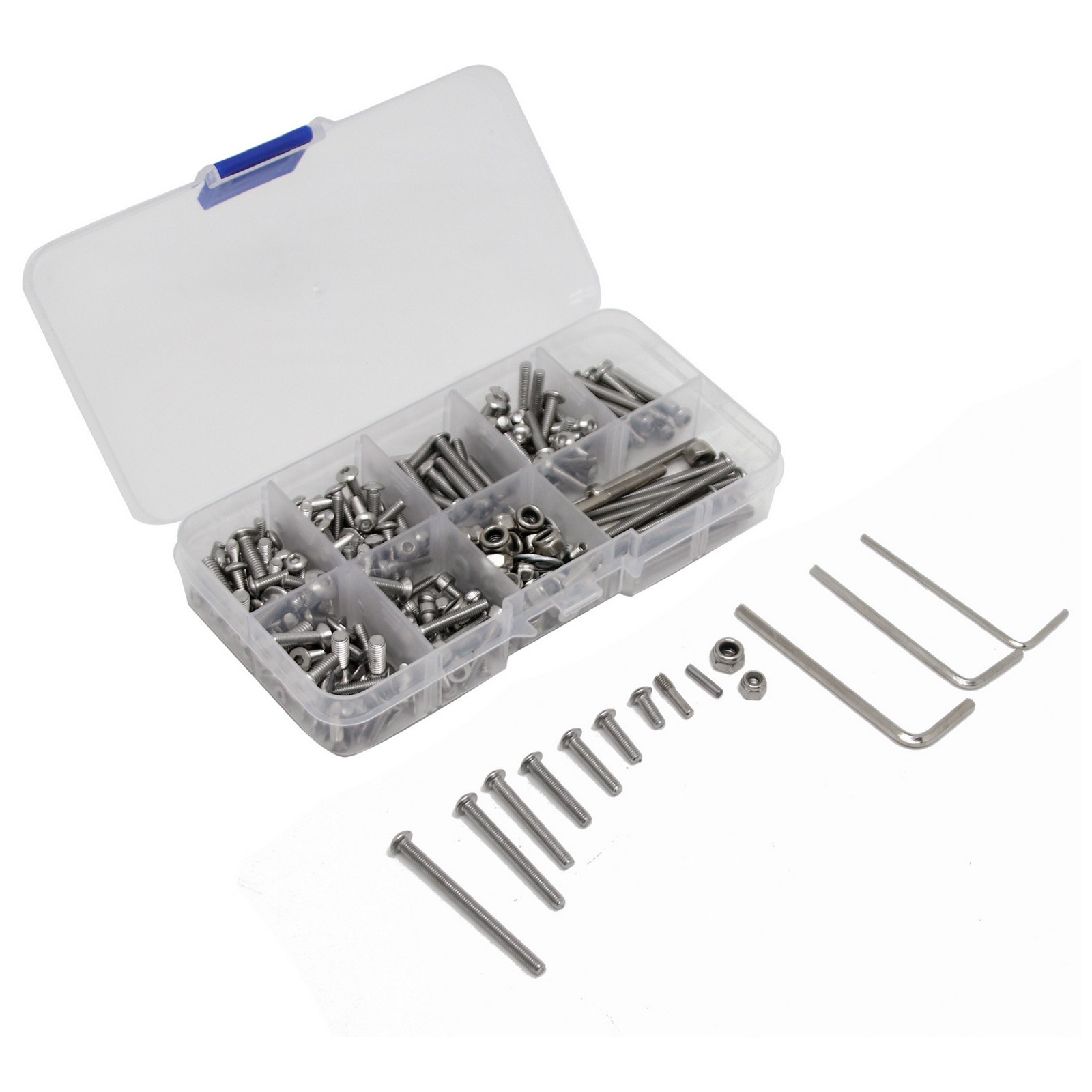 287pcs Stainless Steel RC Car Screw Nuts Kit for Traxxas Slash 2WD RTR Pro M