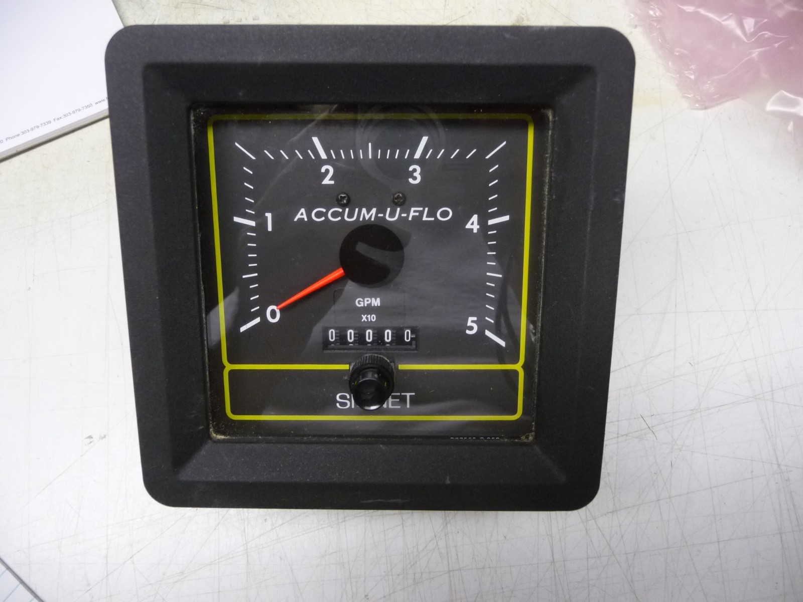 Georg Fischer Signet  MK575R Accum-U-Flo Liquid Flow Totalizer and Meter, New