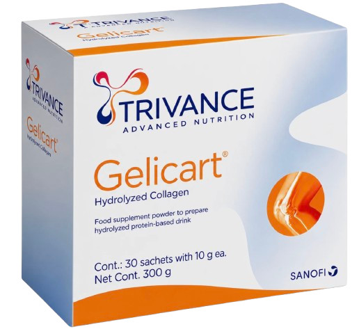 Gelicart Hydrolyzed Collagen Powder 10g Sachets 30 Count - NEW
