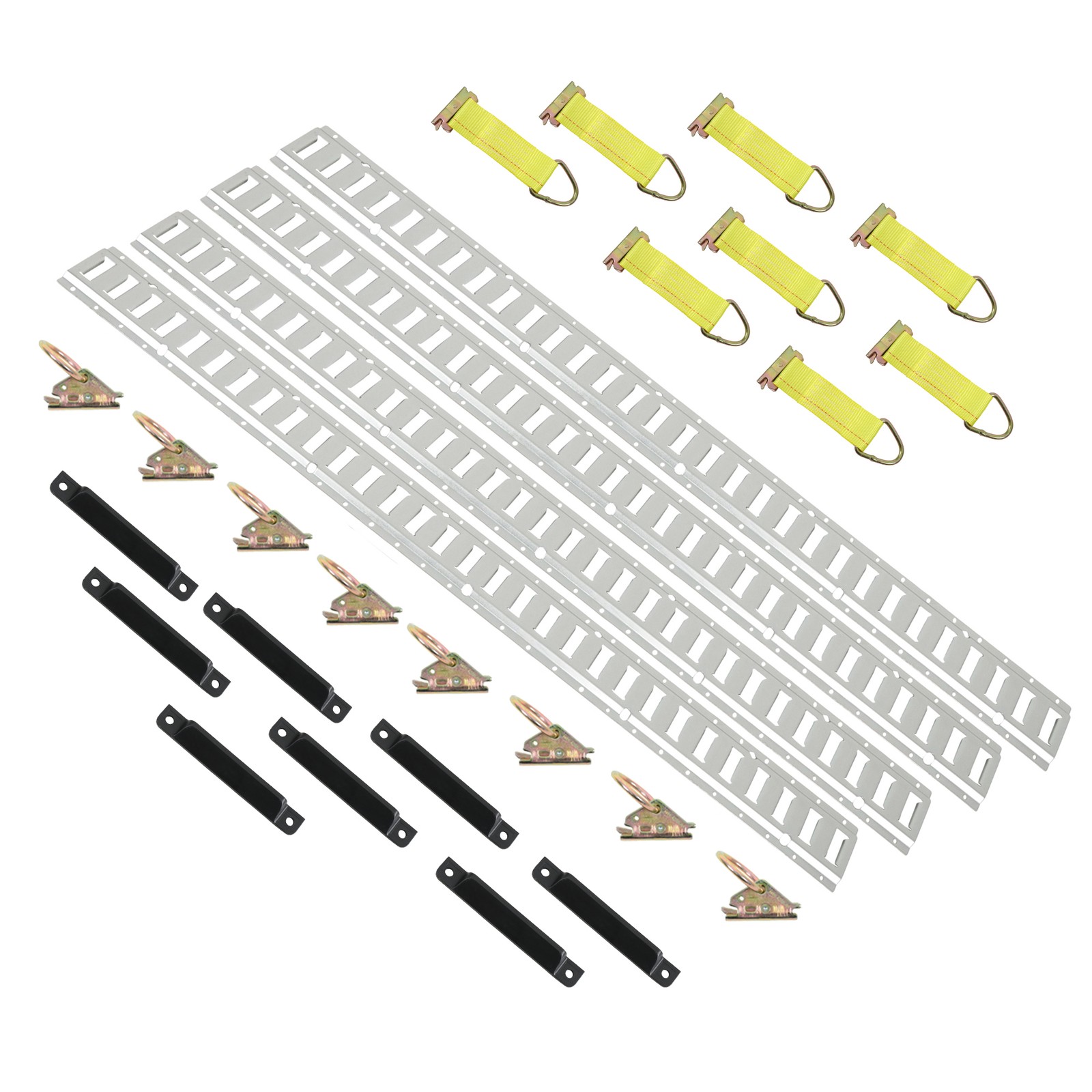 For Enclosed Cargo Trailers 24PCS 5ft E Track Kit – Secure Tie-Down Rails