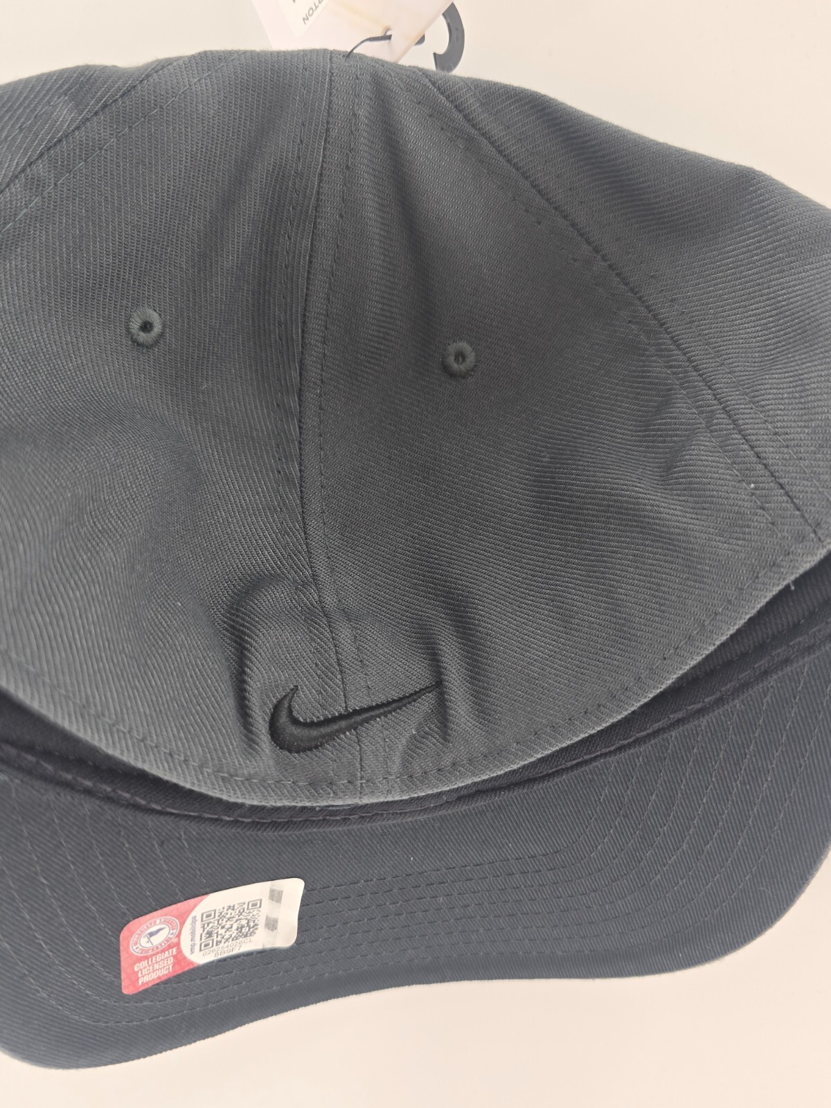 Nike Princeton Tigers Hat Unisex OSFM Gray Classic99 Stretch Dri-Fit Swoosh Flex
