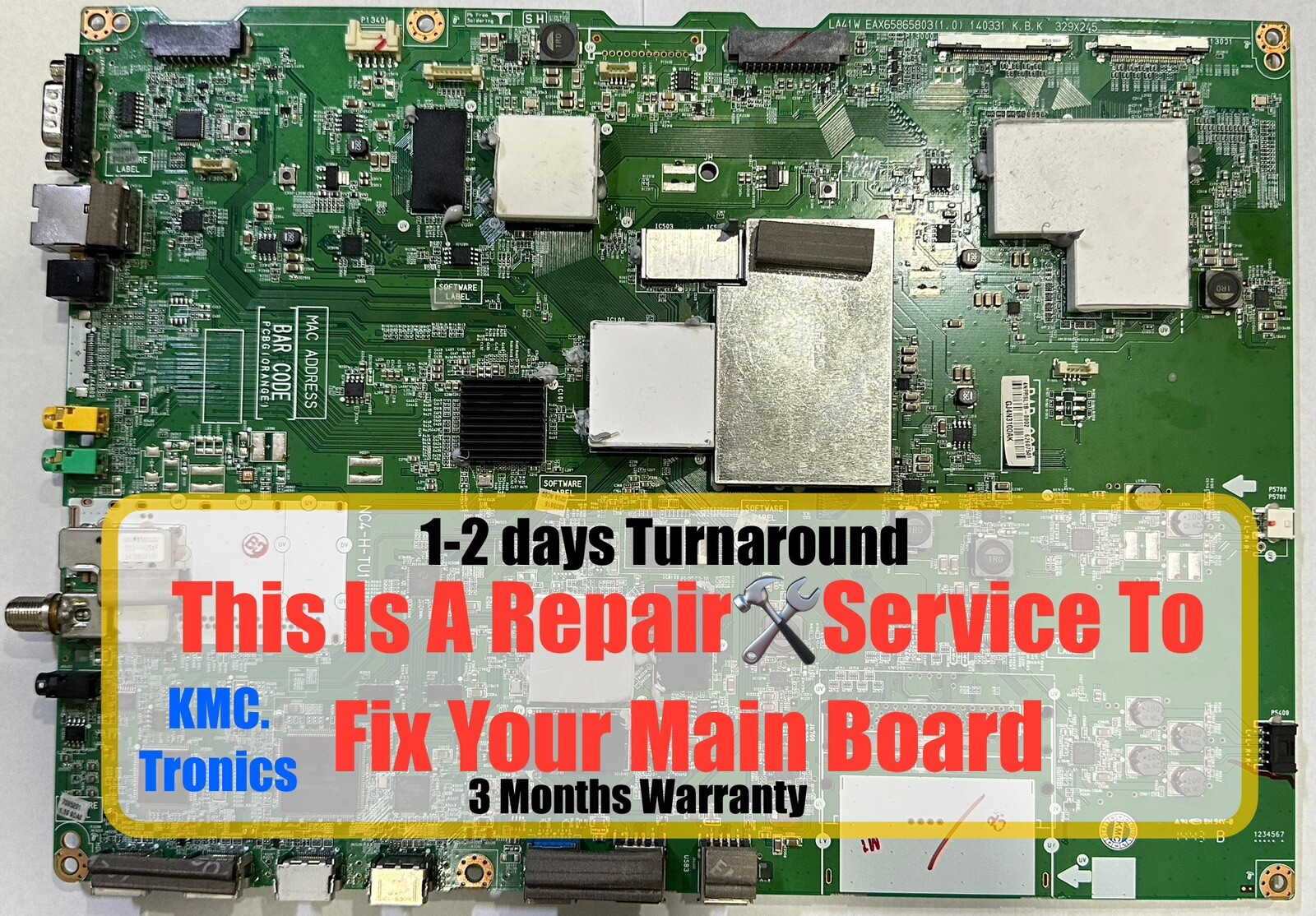 Repair Service For LG 65UB9800-UA EBT63299801  EBT62998303 EAX65608604(1.1)