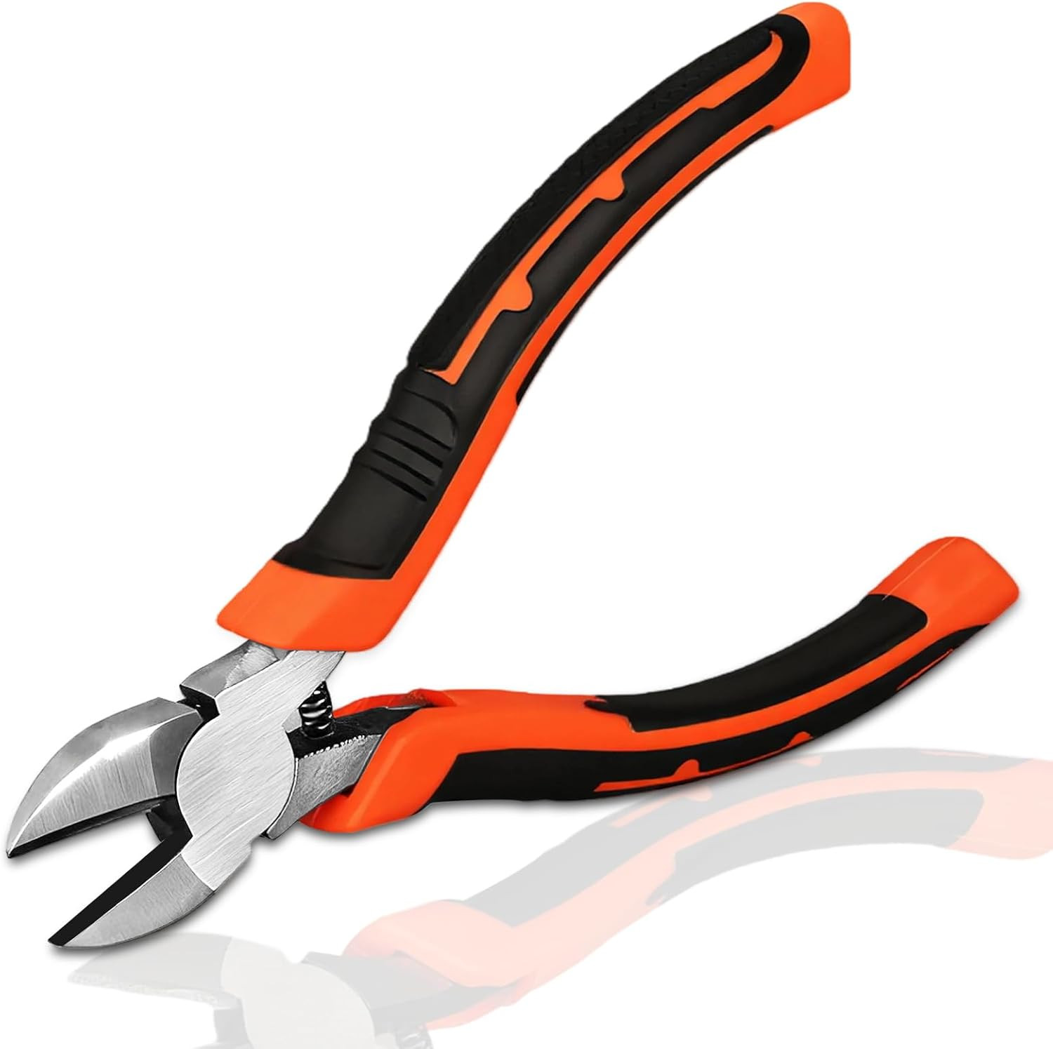 6" Diagonal Cutting Pliers, Heavy Duty Side Cutters, Wire Cutters for Electrical