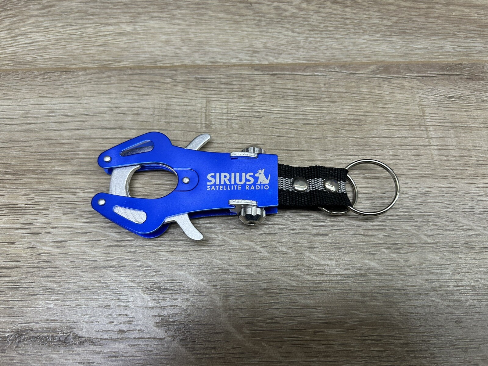 Sirius Satellite Radio Blue Durable Metal Hiking Clip