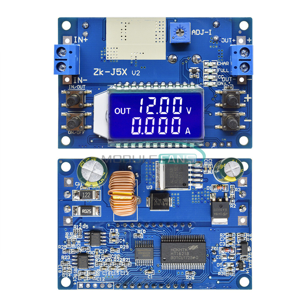 5A DC Boost Buck Down Constant Voltage Current Power Supply Module+Case