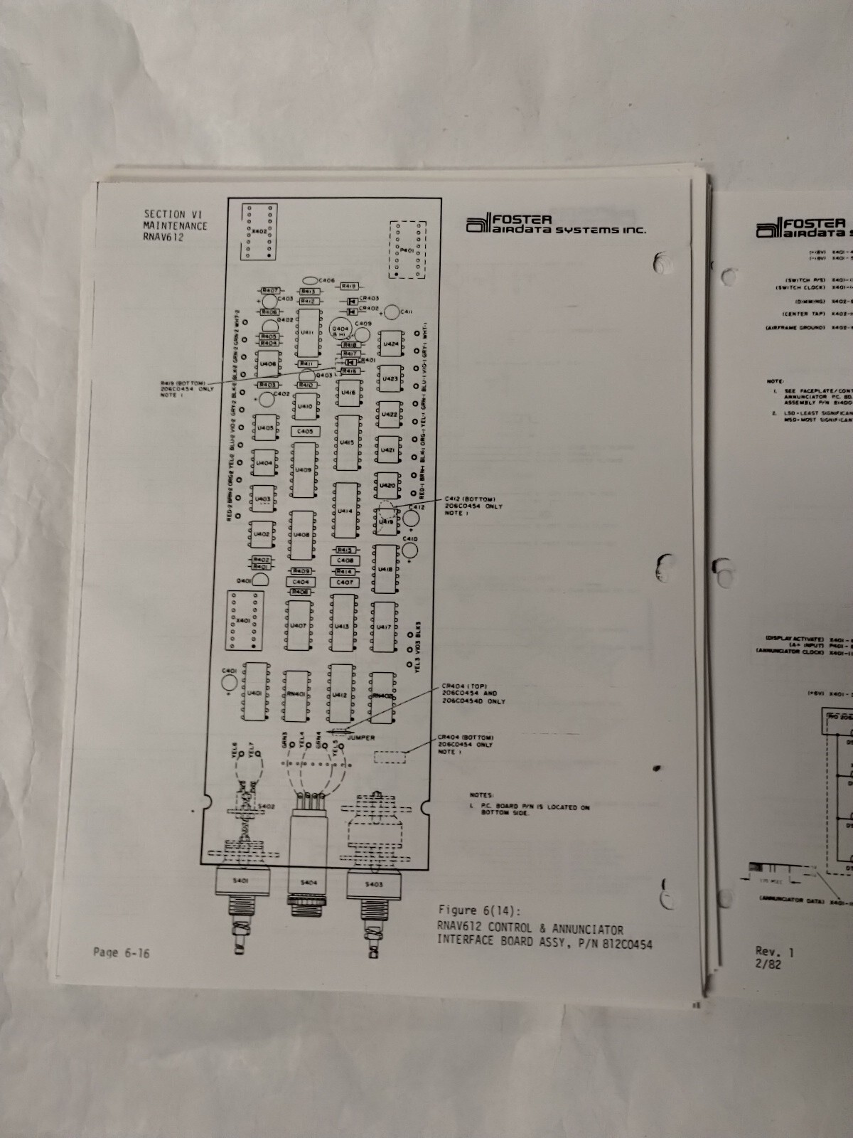 Foster RNAV612 Area Navigation System Installation & Maintenance Manual-Copy