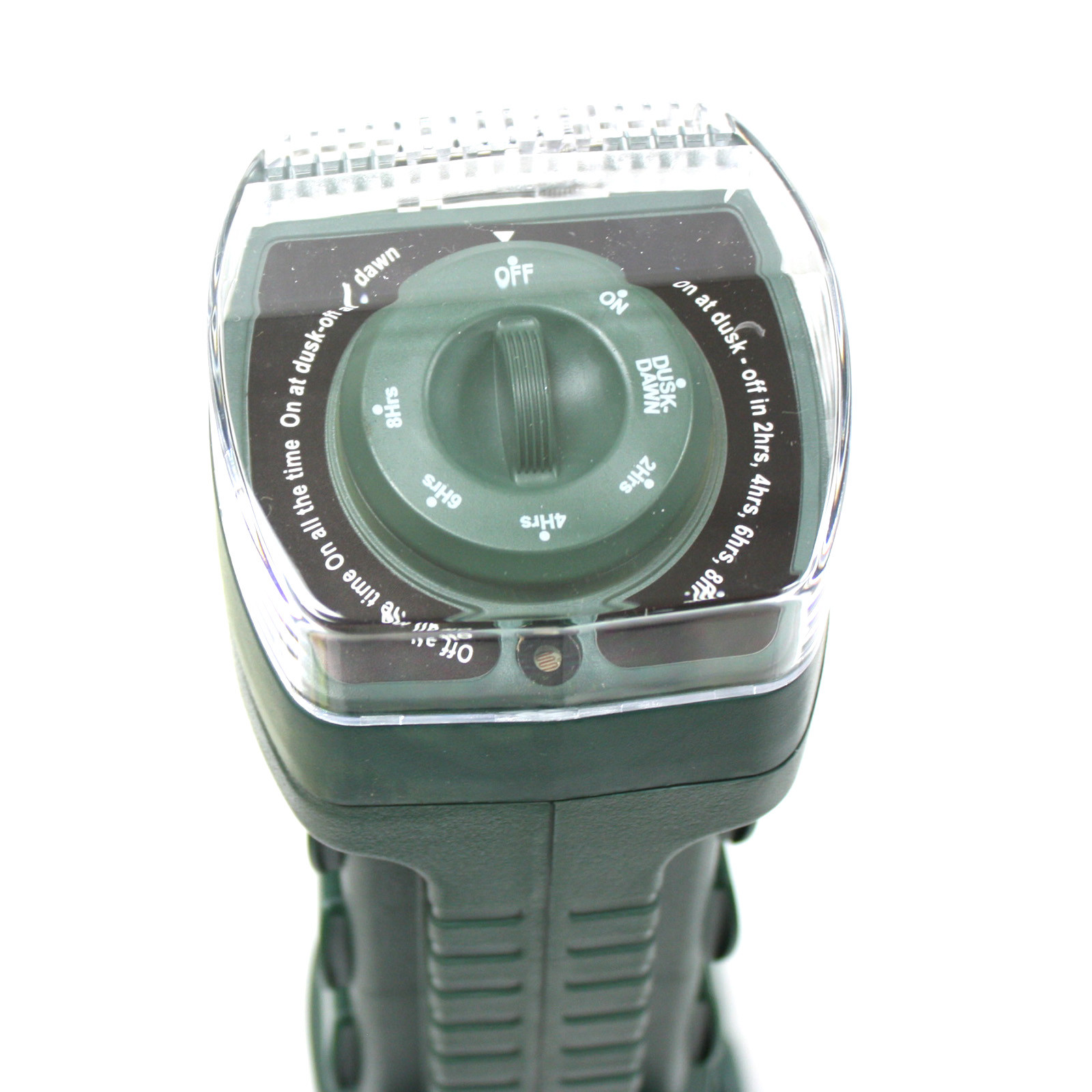 6 Outlet UL LISTED Outdoor Yard Grounded Power Stake Timer DawnDust Light Sensor