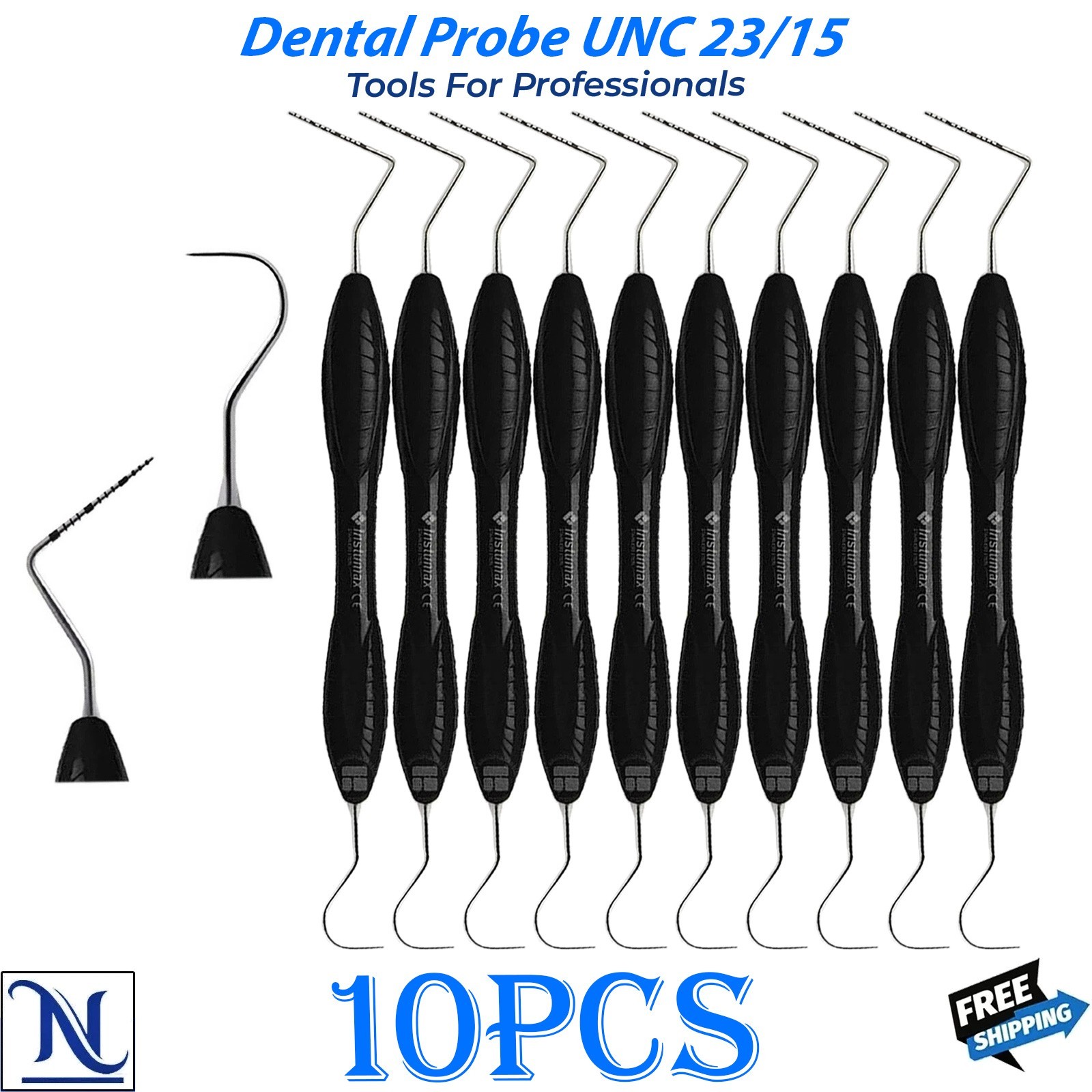 Dental Explorer 23 with UNC 15 Perio Probe Color Marking Hollow Handle