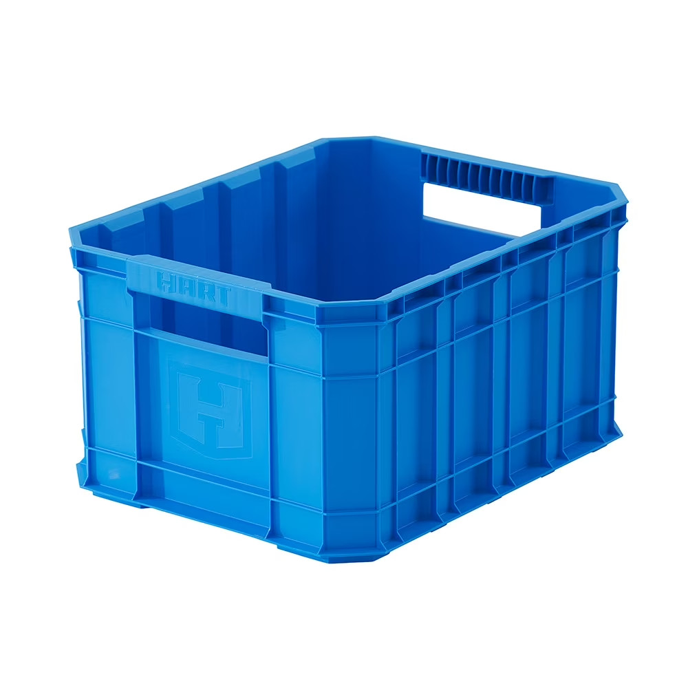 8.5 Gallon Stackable Utility Crate, Blue