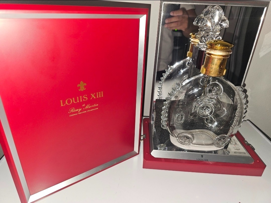 Empty Remy Martin louis Xlll With Box,xiii , 13 , Louis 13 , 750 ML Cognac  2Top