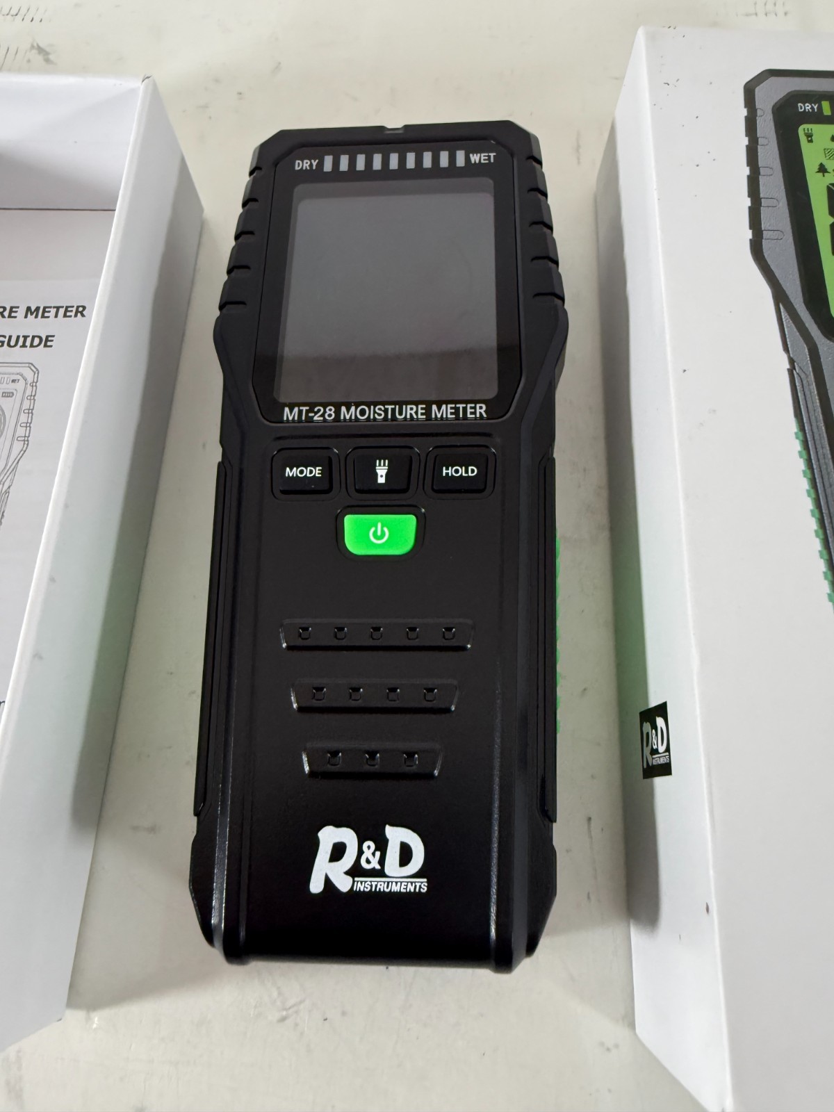 R&D Instruments MT-28 Pinless Digital Moisture Meter Multi-Material