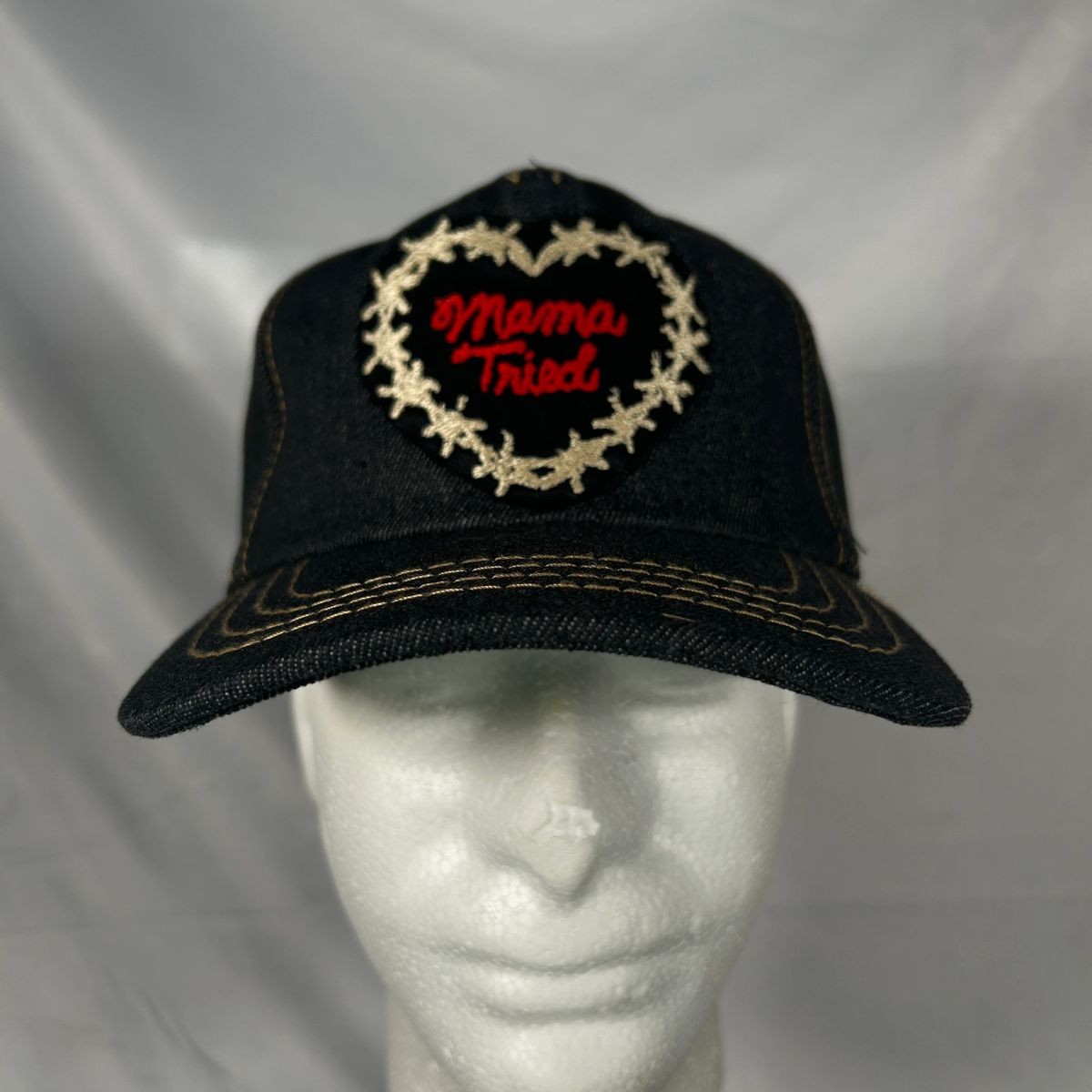 Grateful Dead "Mama Sewed" Unstructured Denim Hat