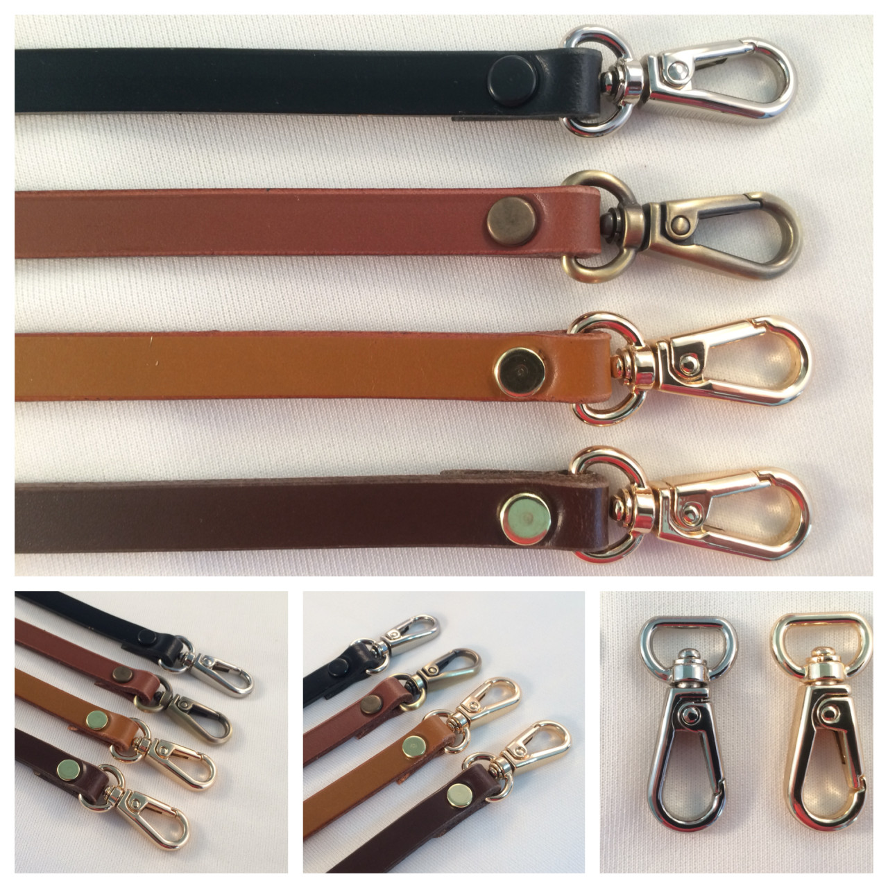 1/2 in. Wide Thick Leather Handle or Shoulder Purse Bag Handle/strap 3 Lengths
