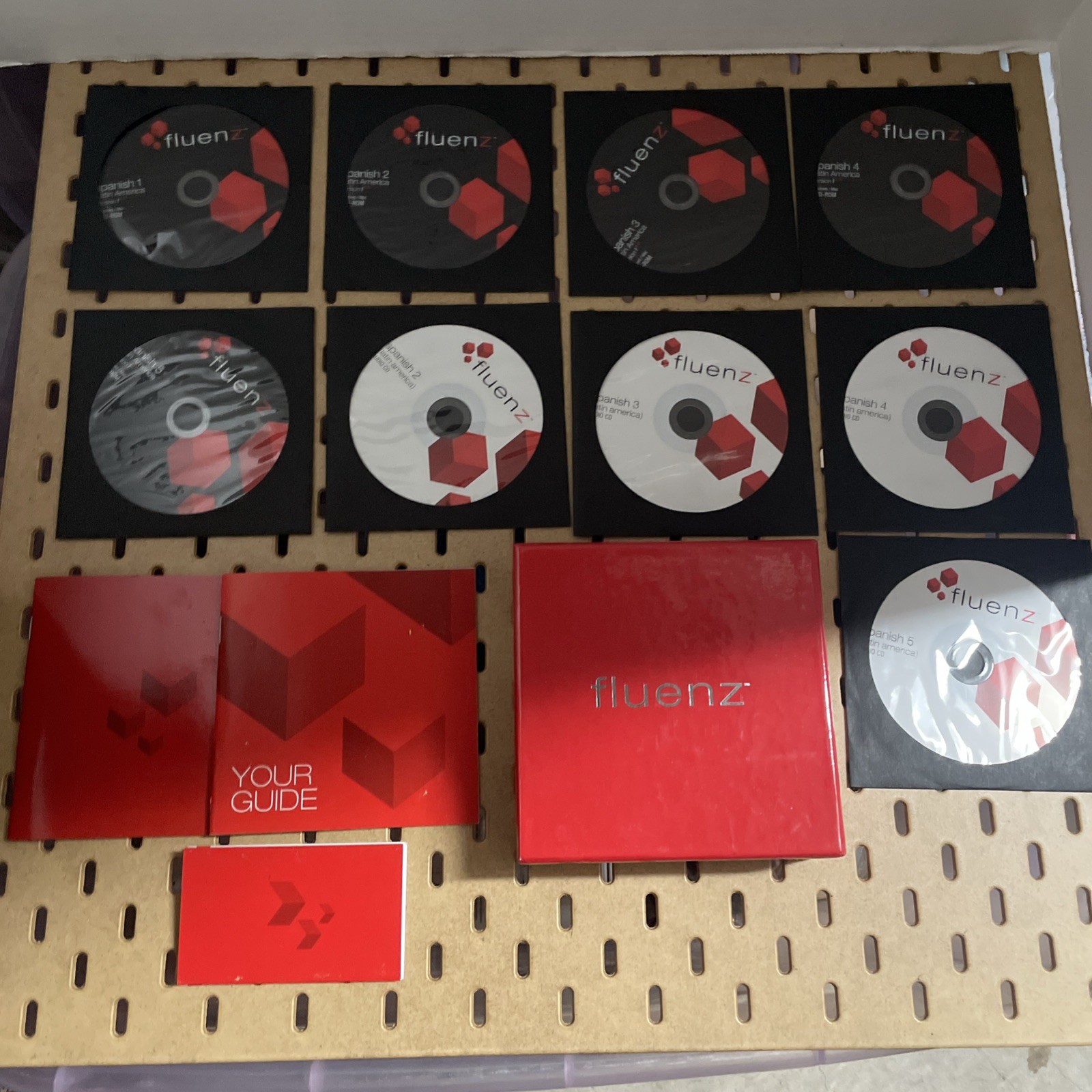 FLUENZ Language Learning Software Spanish Incomplete 5 DVD-Rom 4 Audio Cds