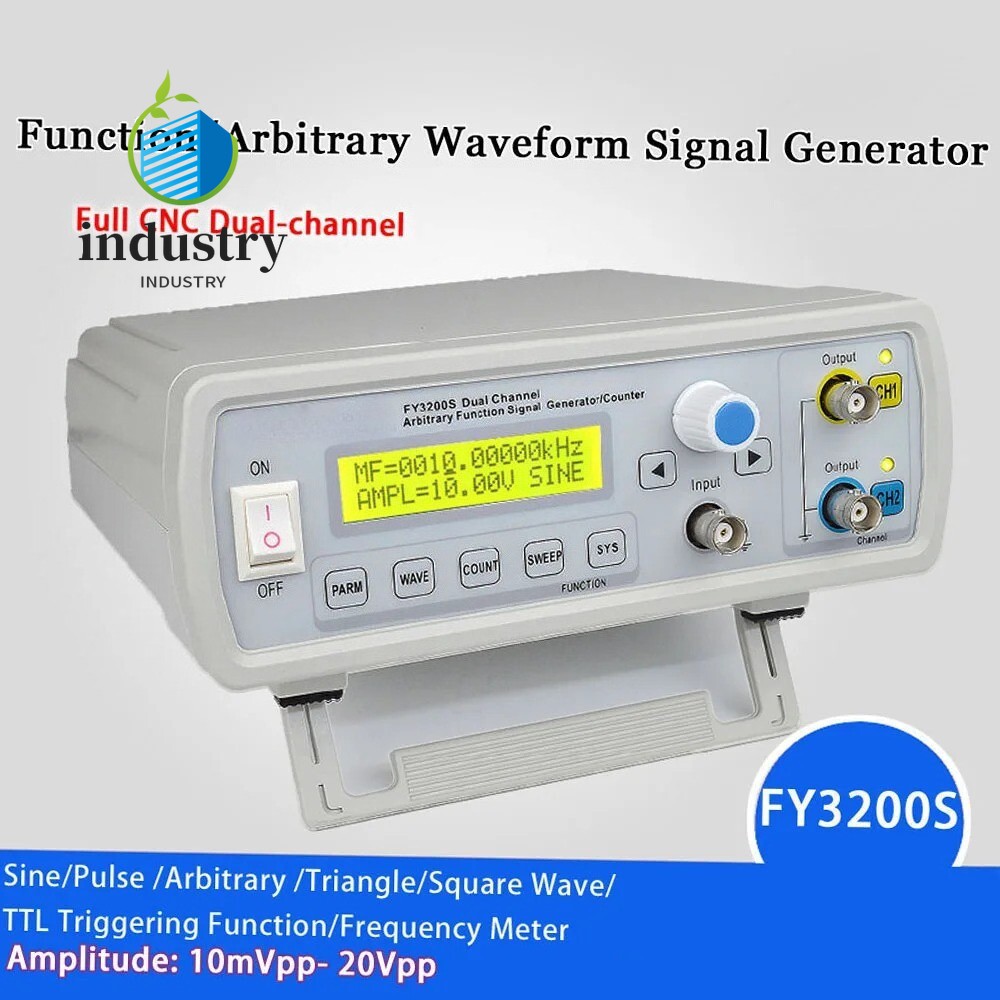 Dual Channel Function Signal Source Generator Digital  Function Generator