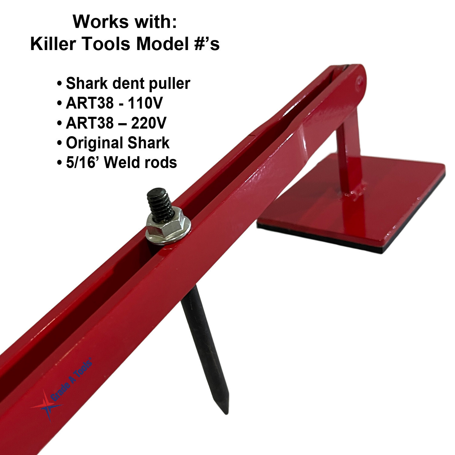 Leverage Pulling Bar & Weld Rod Kit For Killer Tools Shark Dent Puller ART38