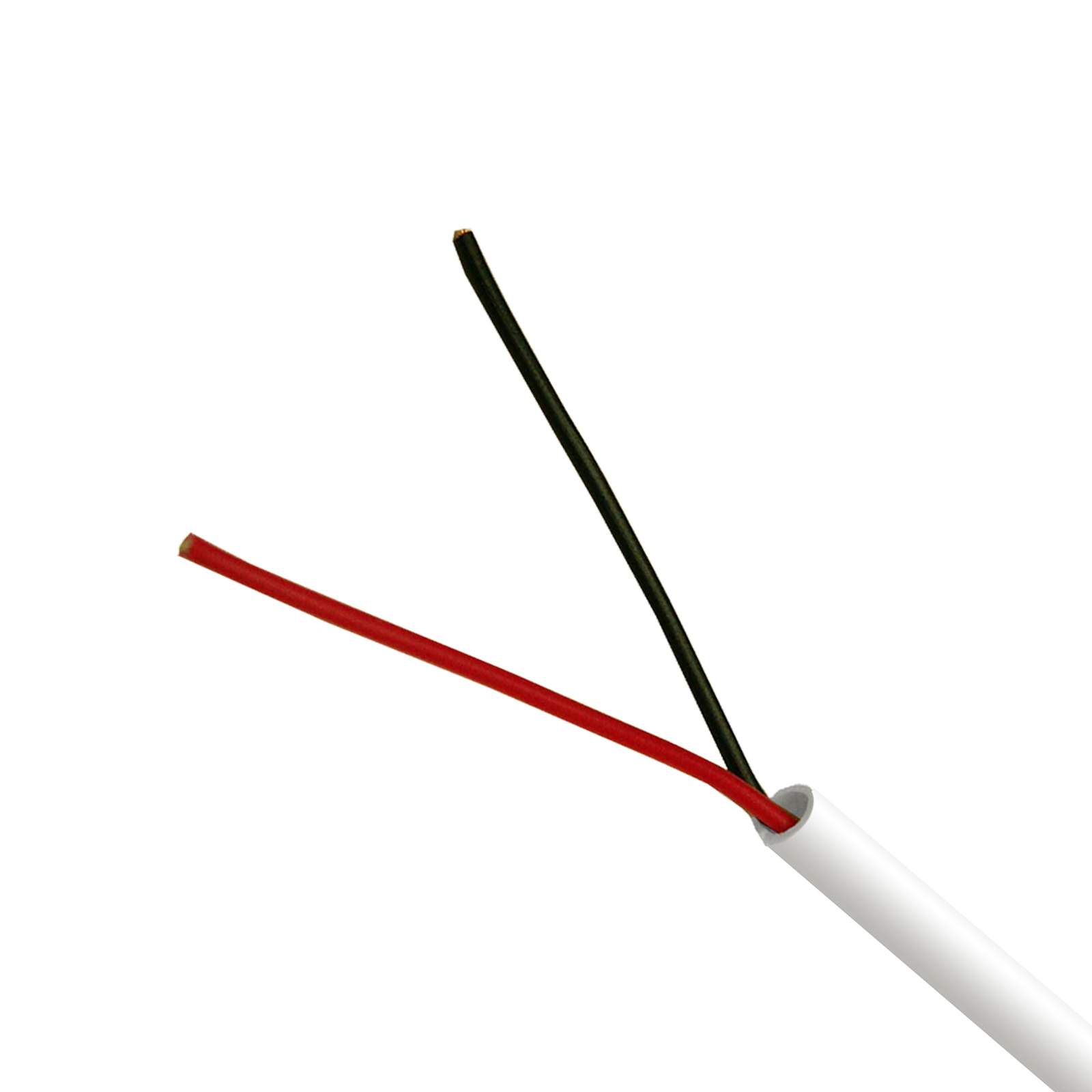 Security Wire Burglar Alarm 22/2 Cable 500FT Stranded White 500'