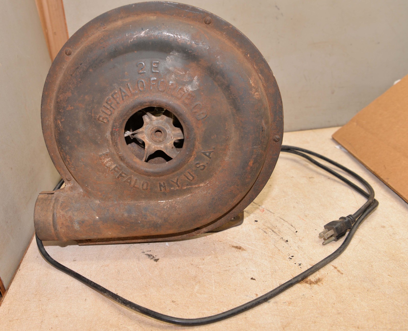 Buffalo Forge Co blacksmith blower 2E electric Fort Wayne motor collectible tool