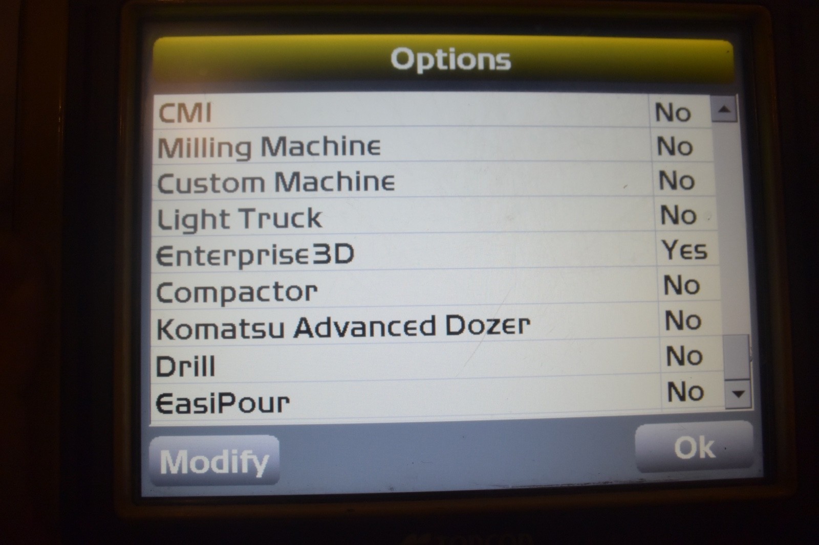Topcon SmartGrade Control Panel Model GX-55 MANY OPTIONS #482