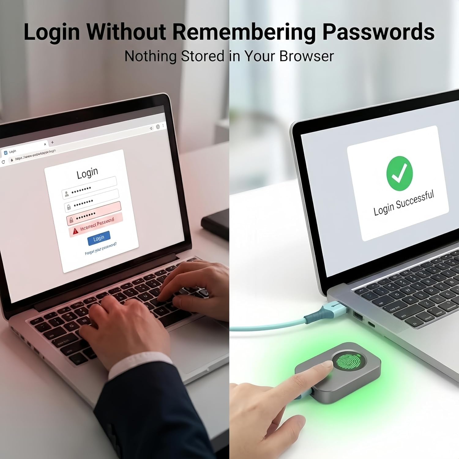 Windows Hello Fingerprint Reader for Windows 11 10, Offline Physical Security Va