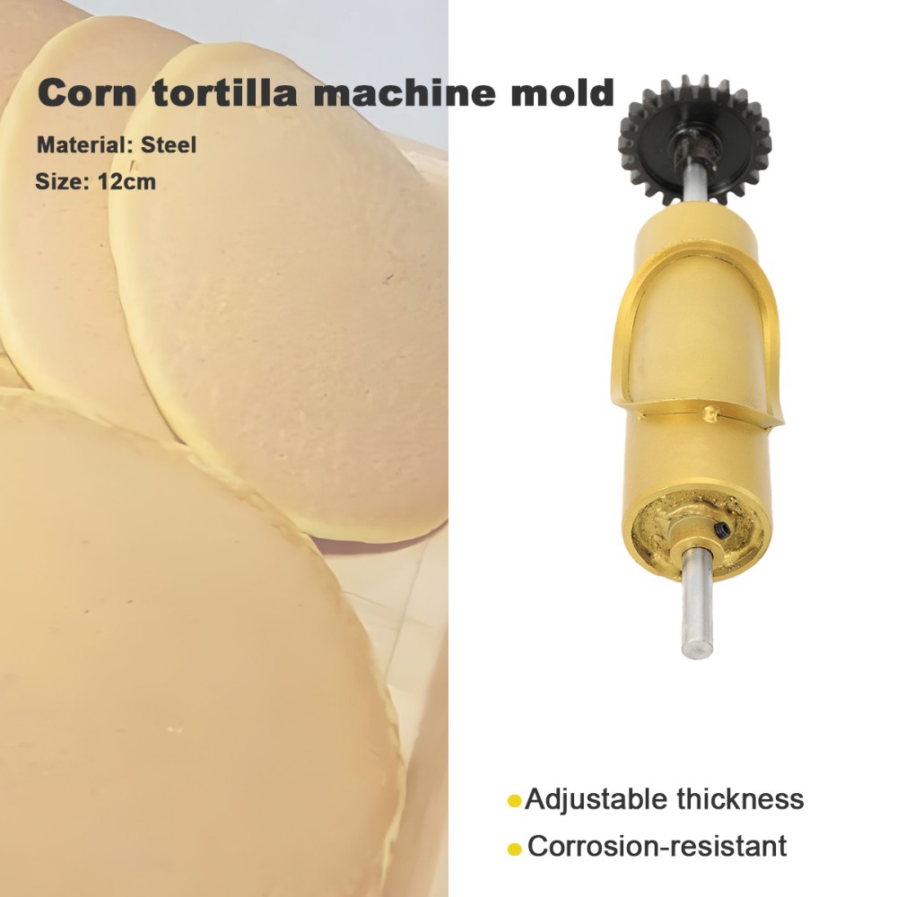 12cm Customized Mold Mould For Corn Tortilla Making Machine Gold