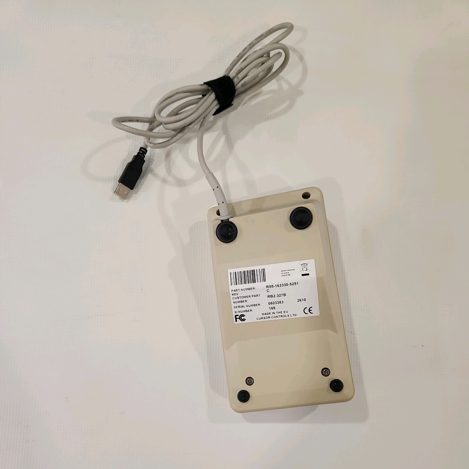 USB Marconi Marcus RB2 Tracker Ball Mouse RB2-327B Tested!