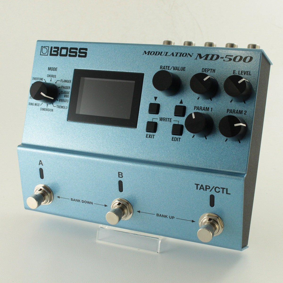 (USED) Boss MD-500 Modulation Guitar Pedal Multi Effector Chorus Blue from Japan