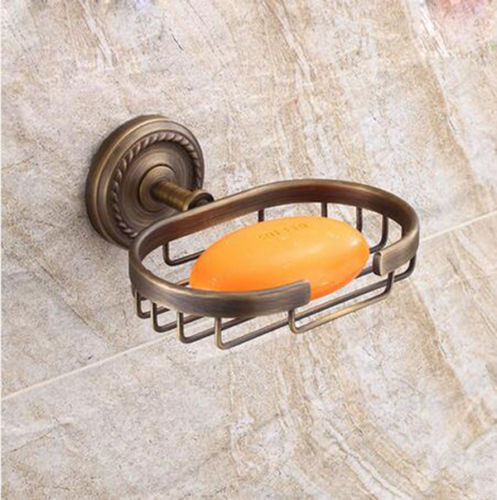 Bathroom Hardware Set Antique Brass 6-Pieces Set Bath Accessorys Rack Holder
