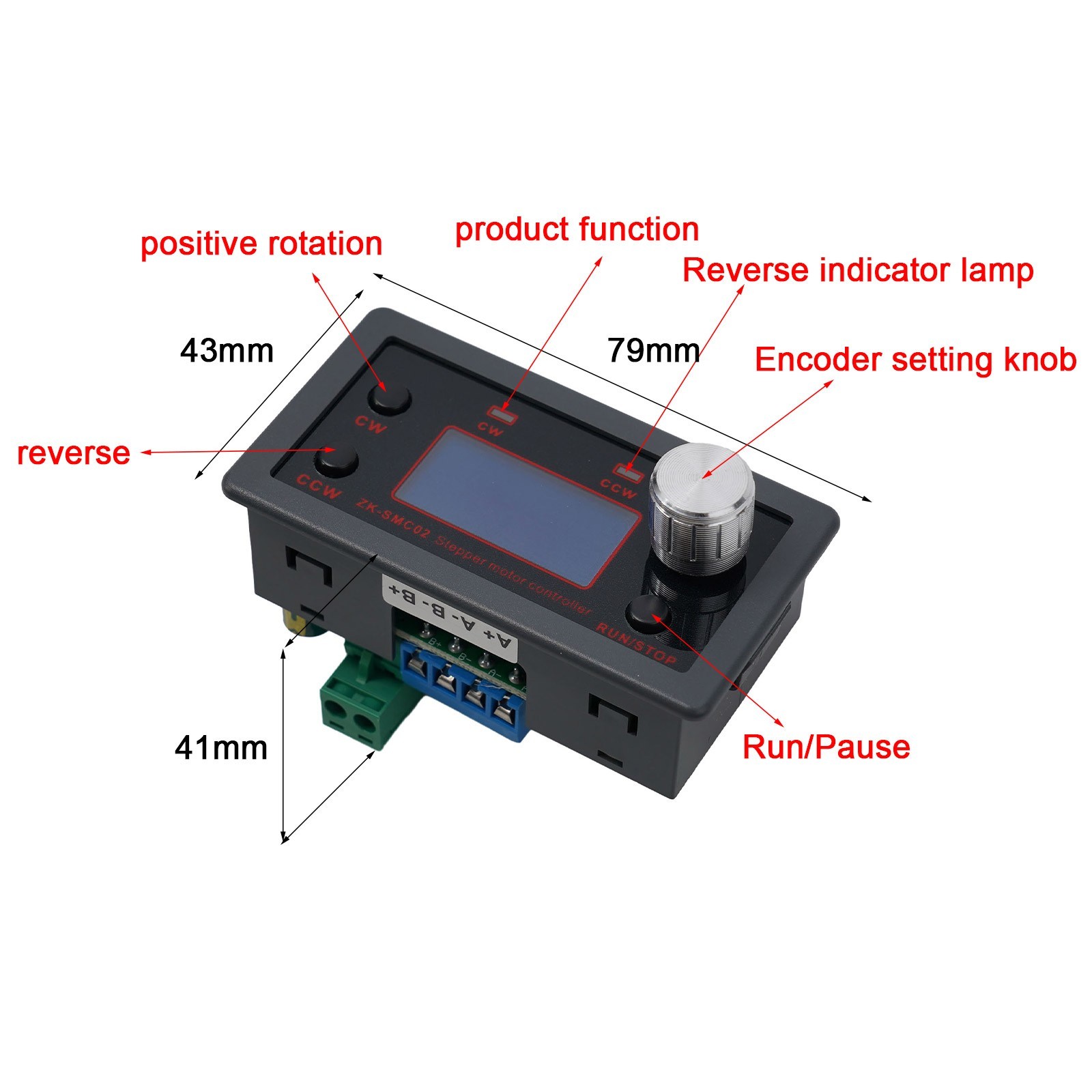 Driver Motor Controller Angle Control Module Controller Forward Pulse