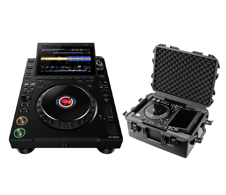 AlphaTheta CDJ-3000X DJ player + Odyssey Watertight and Dustproof Case