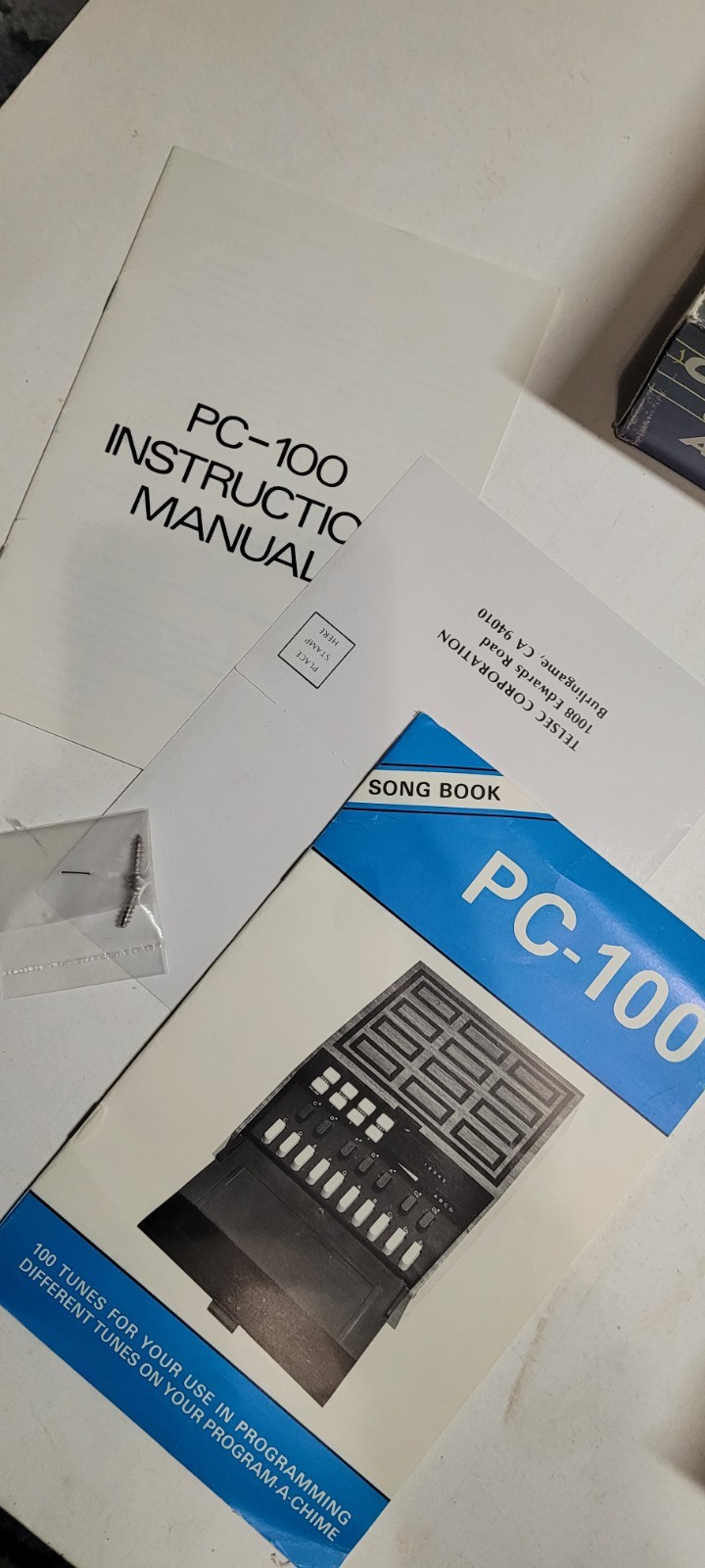 The Composer Program A Chime Musical Doorbell PC-100 Vintage