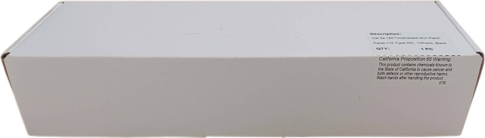 Patch Panel RJ45 8P8C 12-Port C5e B89 Bracket Vertical Wall Mount UL E179602