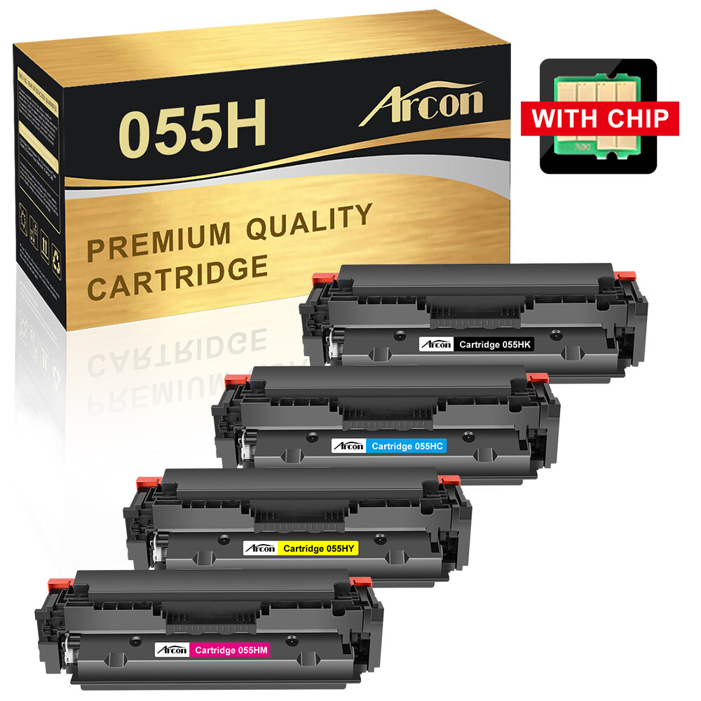 Toner For Canon 055 055H With Chip ImageCLASS MFP MF741cdw MF743cdw MF745Cdw Lot