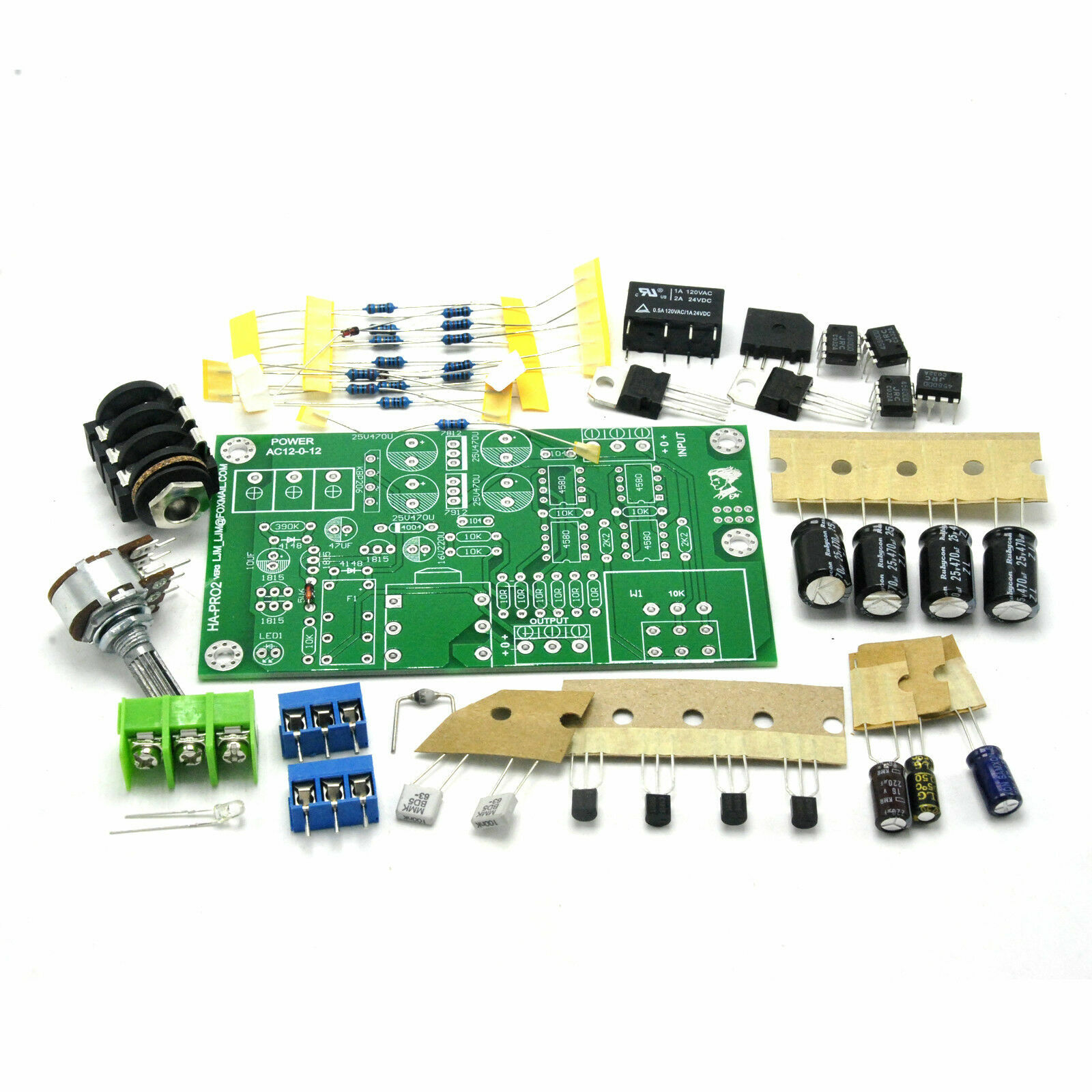 1pc HA-PRO2 headphone amplifier board Kit ultra-low noise and low distortion