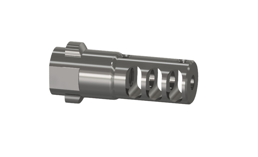 Advanced Gemtech Quickmount Style QD Muzzle Brake - .308 Cal 5/8 -24 in