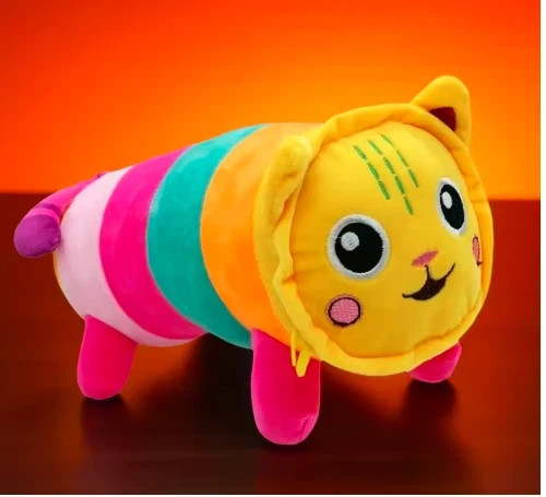 Gabby’s Dollhouse 10" Cat Plush Pillow – Purr-fect Stuffed Animal Plushie Doll..