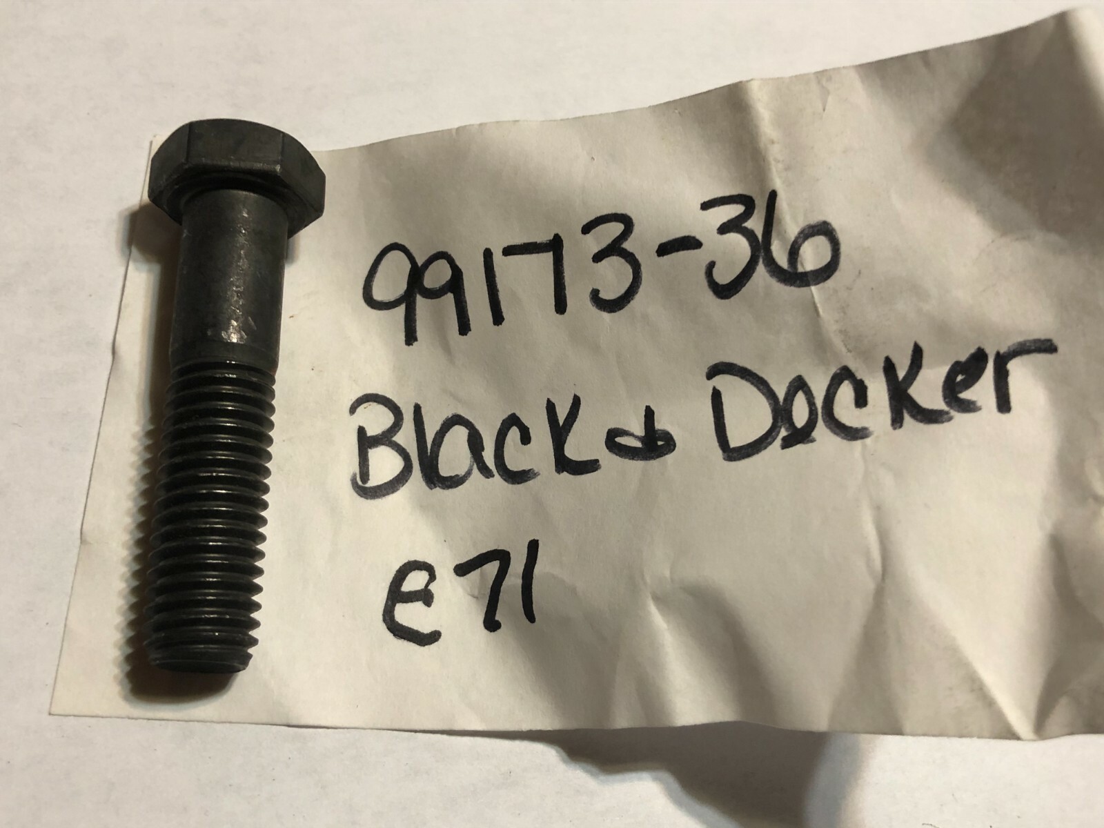 DeWalt or B&D Bolt 99173-36 - OBSOLETE PART!