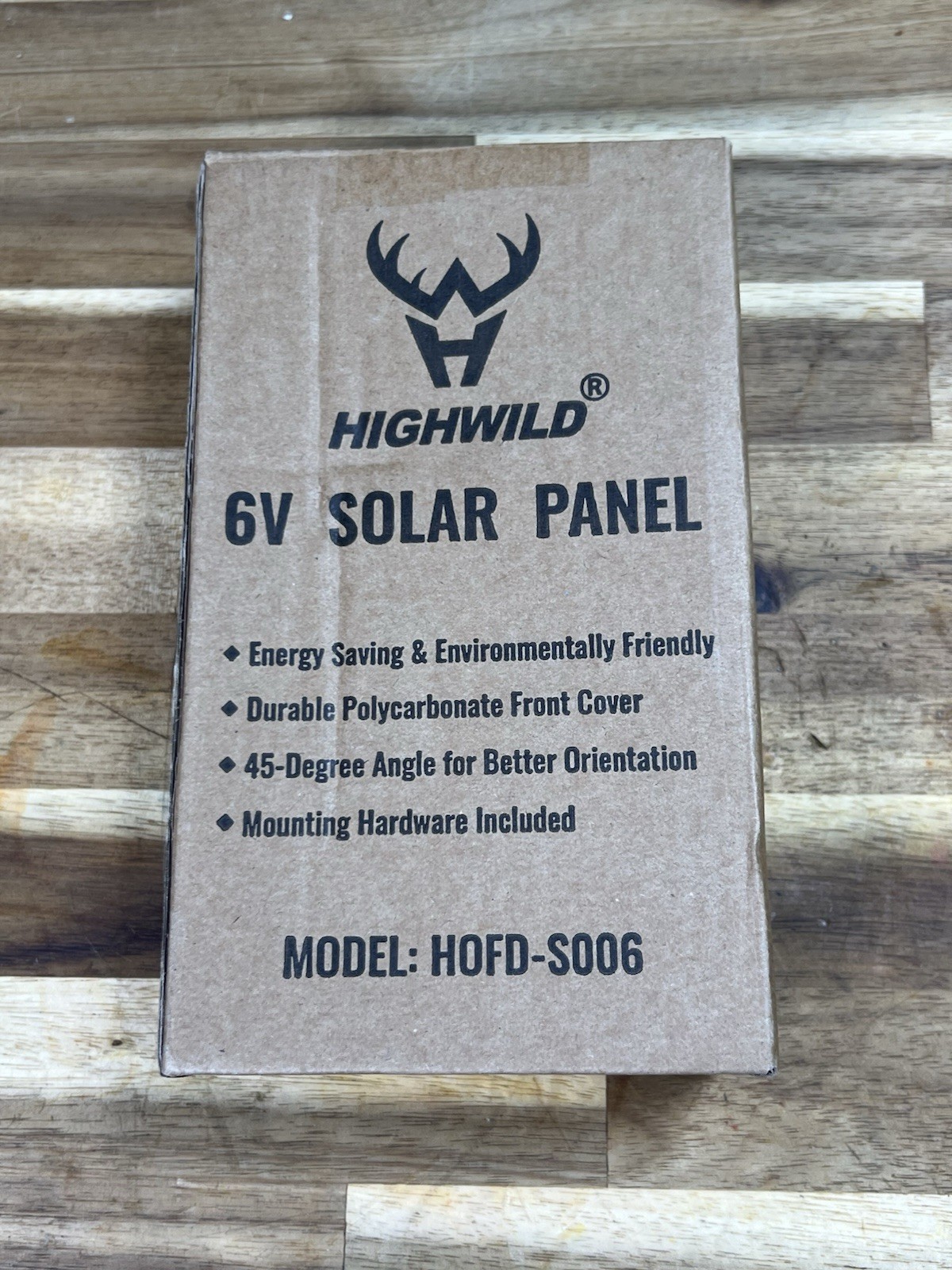 Highwild 6-Volt Solar Panel Charger for 6V Feeder Battery