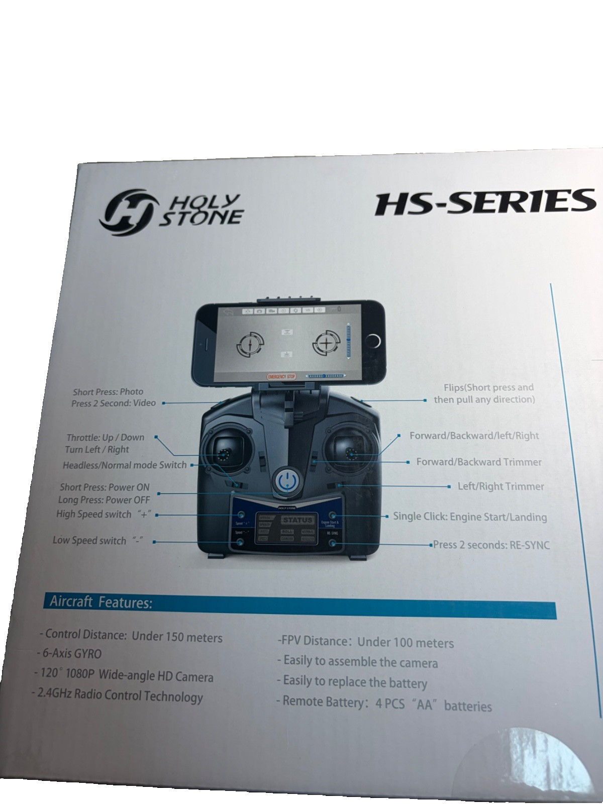 Drone Holy Stone HS11OD (used once)